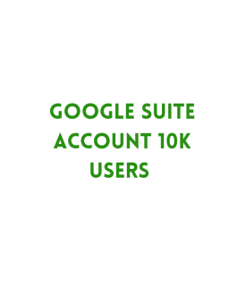 Google Suite Account 10K Users