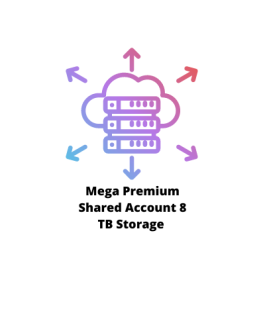 Mega Premium Shared Account 8 TB Storage 1 Year