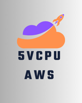 AWS Amazon Cloud Account Free Tier 5 VCPU 1