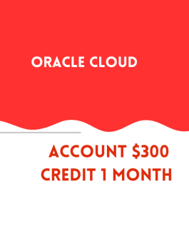 Oracle Cloud Account $300 Credit 1 Month